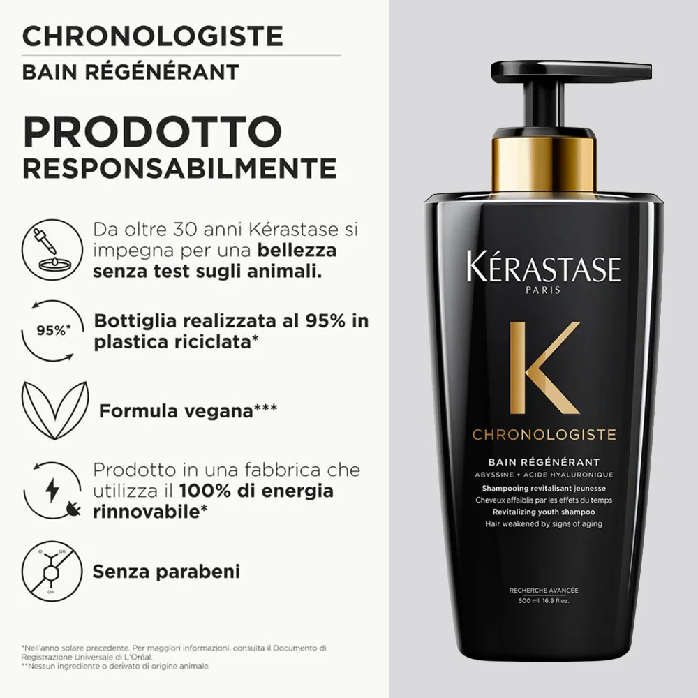 Kerastase Chronologiste Bain Regenerant 500ml - shampoo rivitalizzante - Image 5
