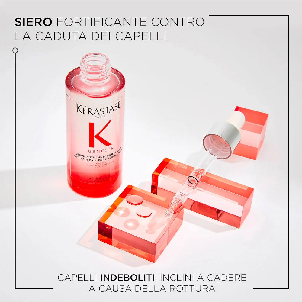 Kerastase Genesis Bain Hydra-Fortifiant 250ml Fondant Renforcateur 200ml Defense Thermique 150ml Serum 90ml - Image 2