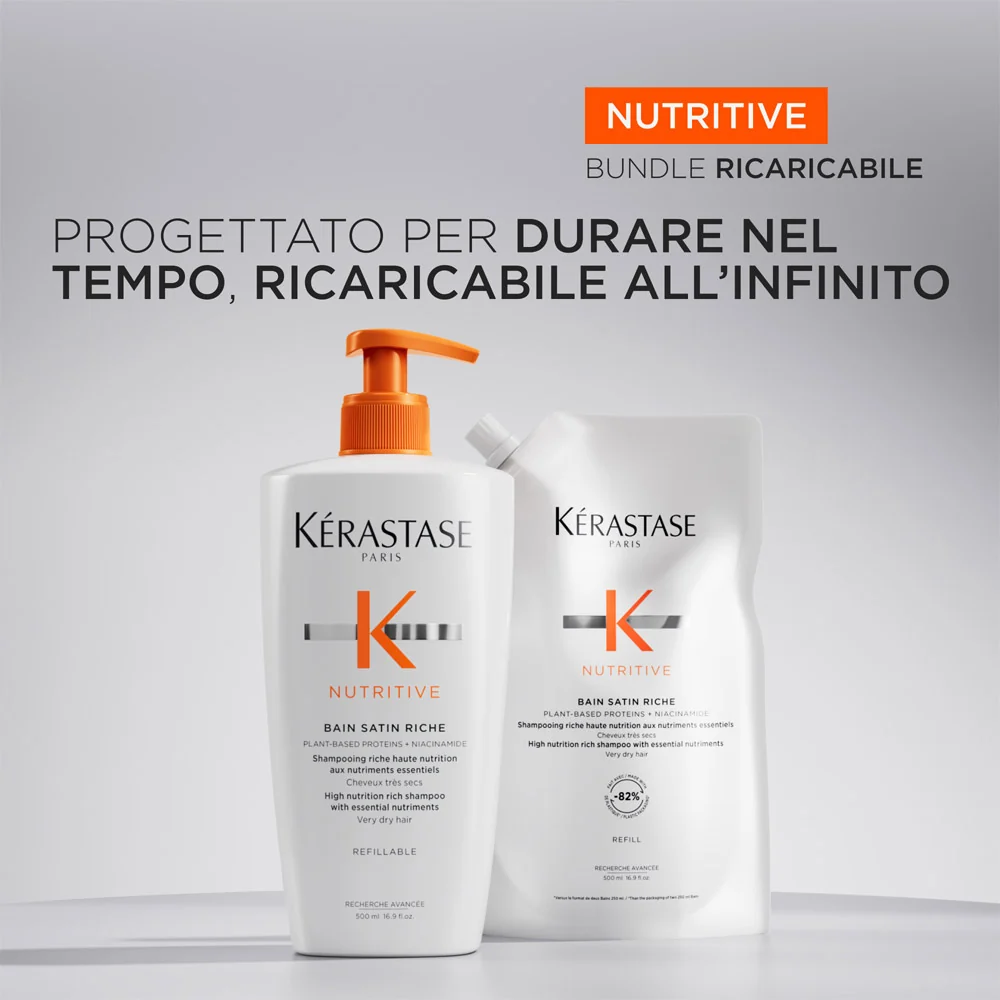 Kerastase Nutritive Bain Satin Riche 500ml - shampoo per capelli molto secchi - Image 10