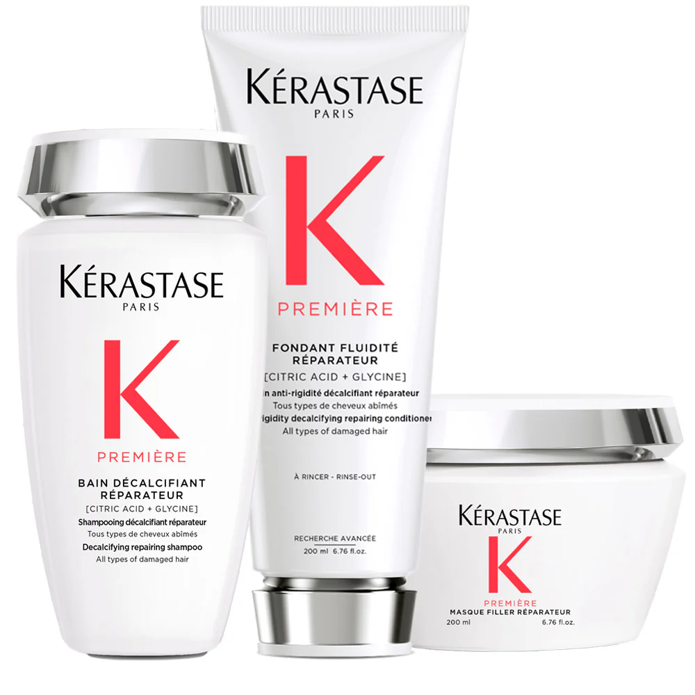 Kerastase Première Bain Décalcifiant Réparateur 250ml Fondant Fluidité Réparateur 250ml Masque 200ml
