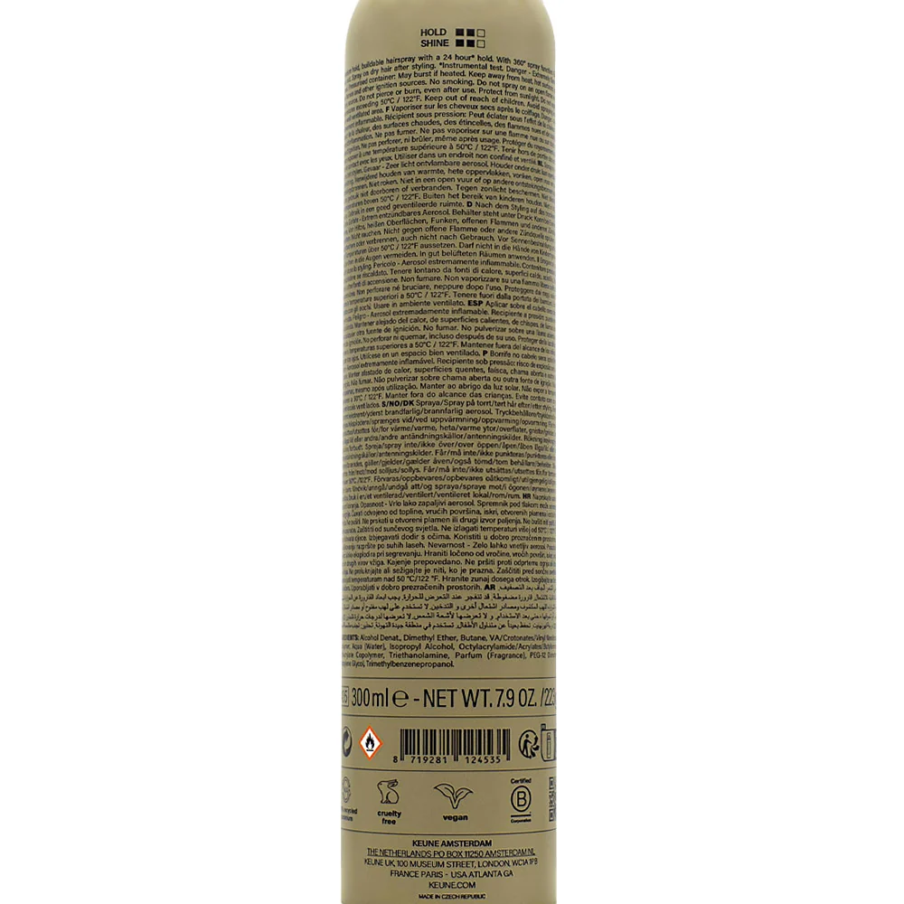 Keune Style Fix Freestyler 360° Freestyle Hairspray 300ml - lacca tenuta media - Image 2