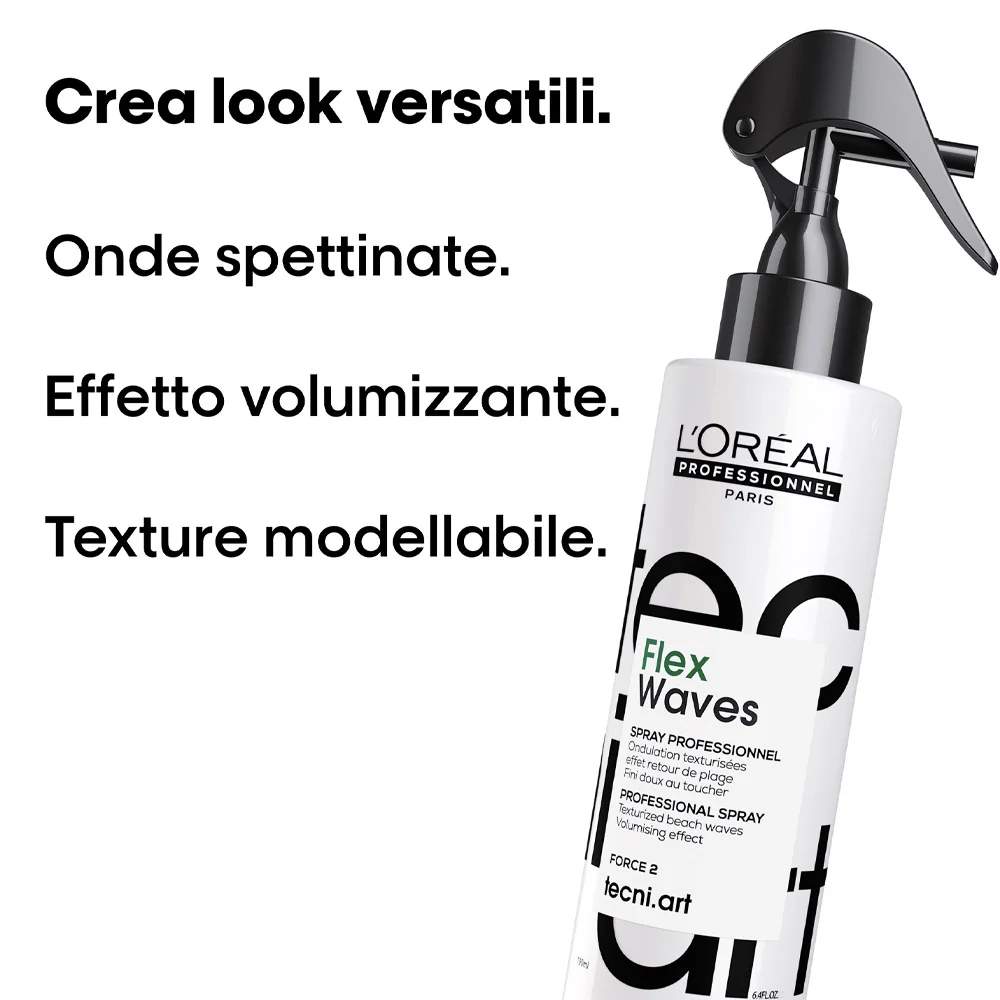 L'Oréal Tecni Art Flex Waves 190ml - spray al sale marino - Image 3