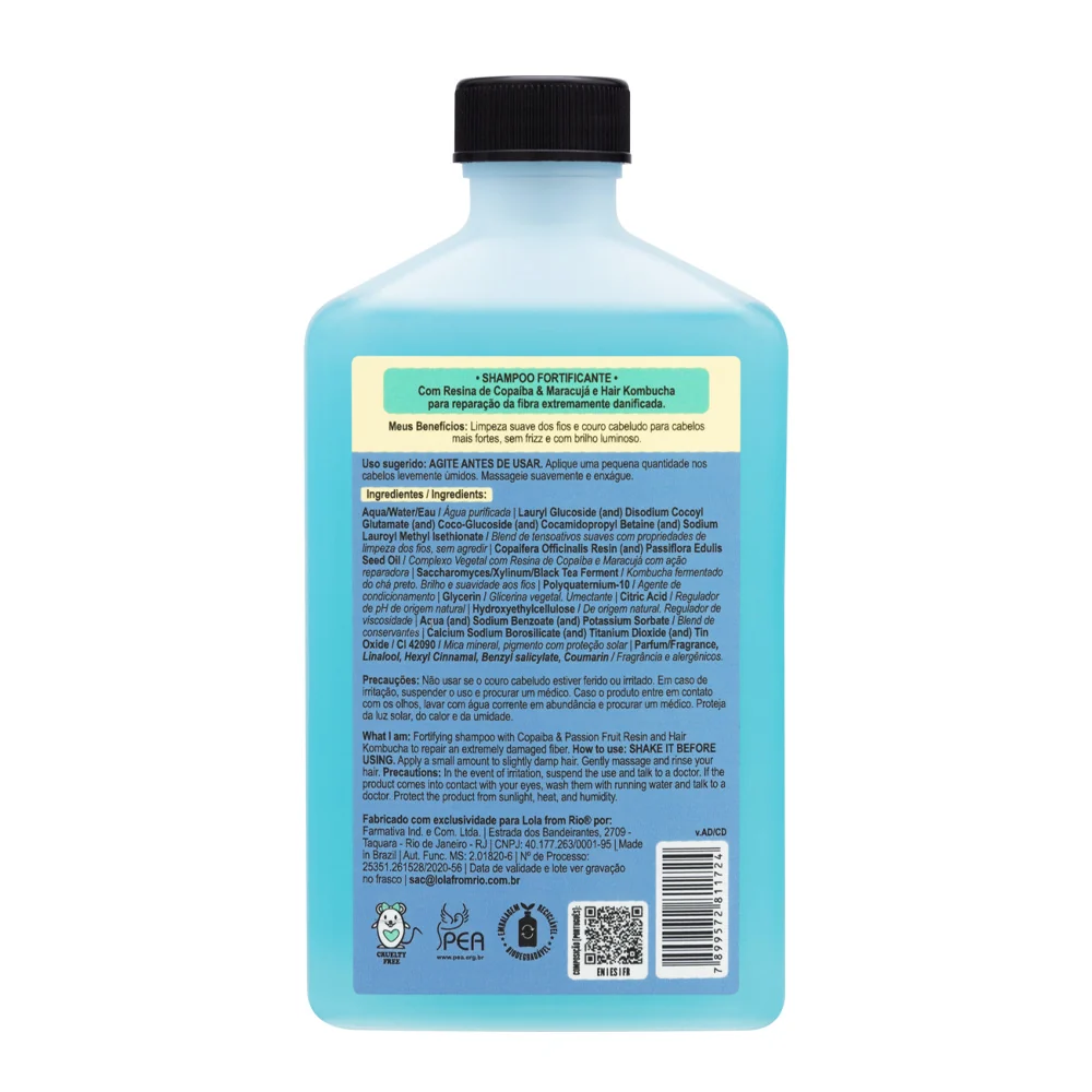Lola From Rio Danos Vorazes Shampoo Fortificante 250ml - shampoo fortificante - Image 4