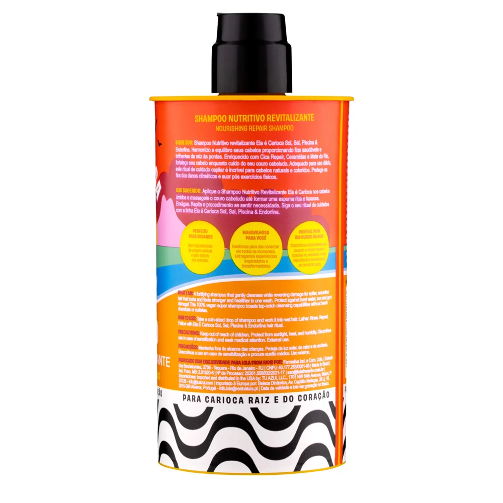 Lola From Rio Ela É Carioca Shampoo Nutritivo Revitalizante 500ml - shampoo nutriente rivitalizzante - Image 3