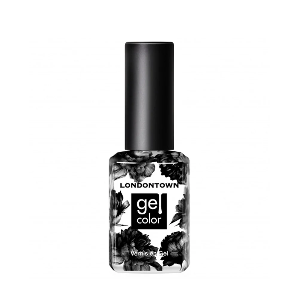 Londontown Gel Color Chim Cher-ee 12ml - smalto semipermanente nero corvino