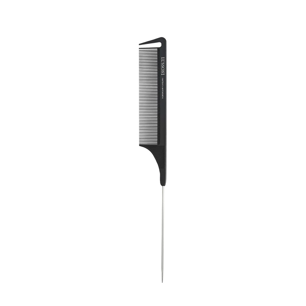 Lussoni Hair Care  COMB 306 Pin Tail Comb - pettine con coda in metallo