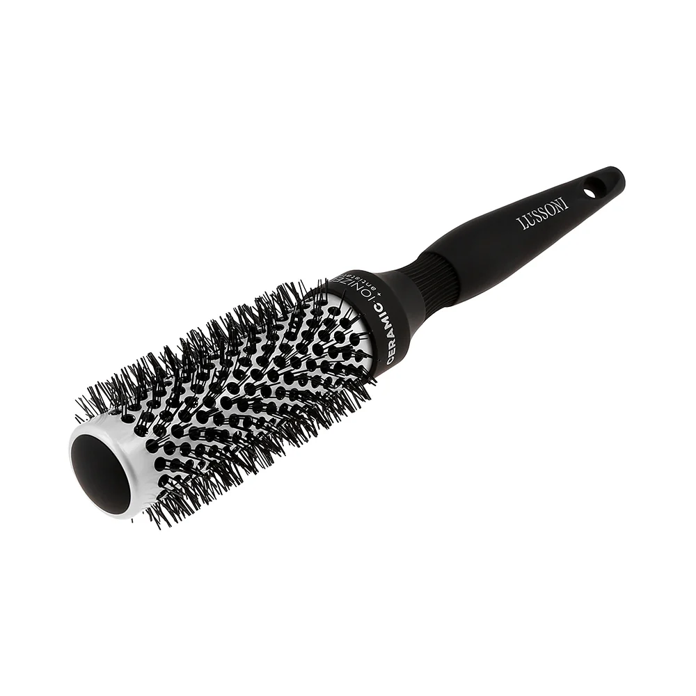 Lussoni Haircare Brush C&S Round Silver Styling 33mm - spazzola tonda - Image 3
