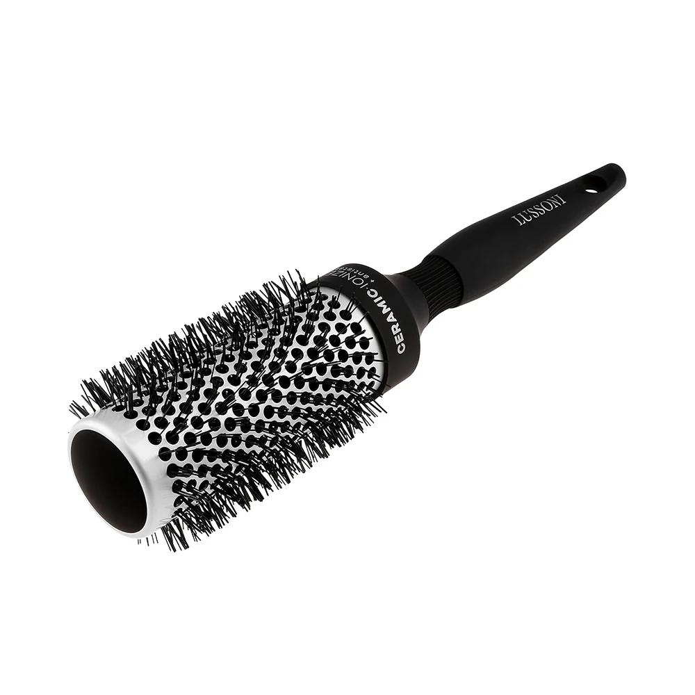 Lussoni Haircare Brush C&S Round Silver Styling 43mm - spazzola tonda - Image 3