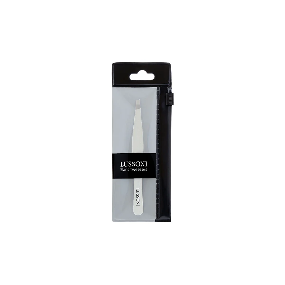 Lussoni Make Up Tweezers Slat 9,4cm - pinzette oblique per sopracciglia - Image 3