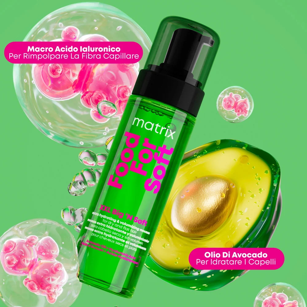 Matrix Food For Soft Mousse XXL Big' N Soft Extra Volume 200ml - mousse volumizzante - Image 2