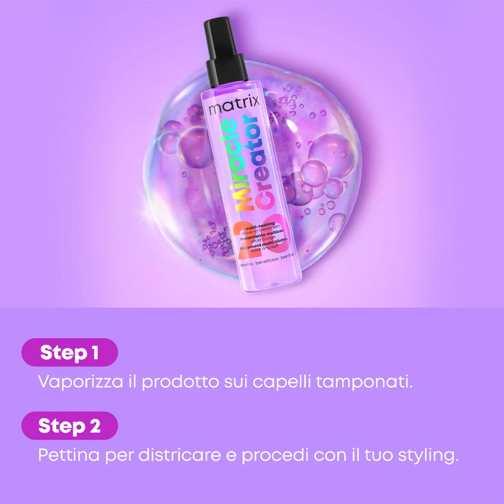 Matrix Miracle Creator 100ml - trattamento leave-in multibenefico - Image 5