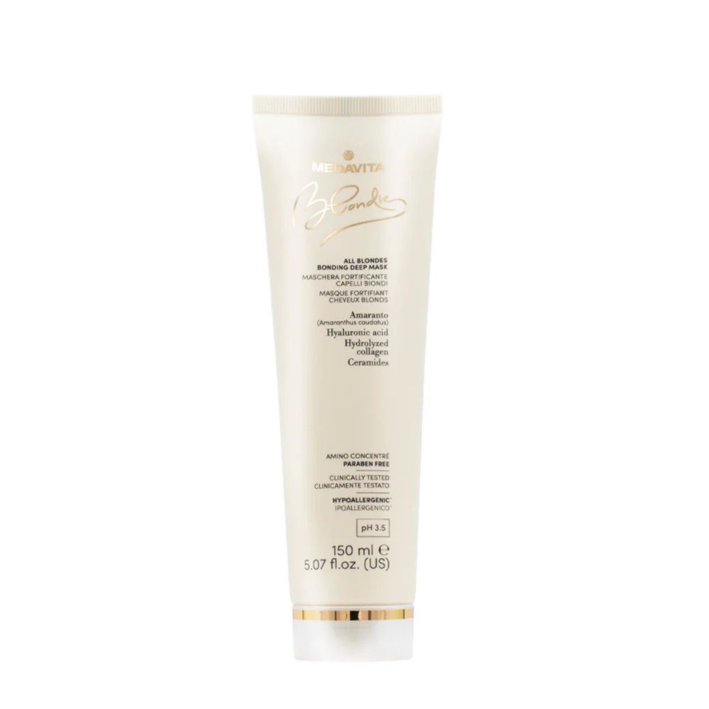 Medavita Blondie All Blondes Bonding Deep Mask 150ml - maschera rimpolpante per tutti i capelli biondi