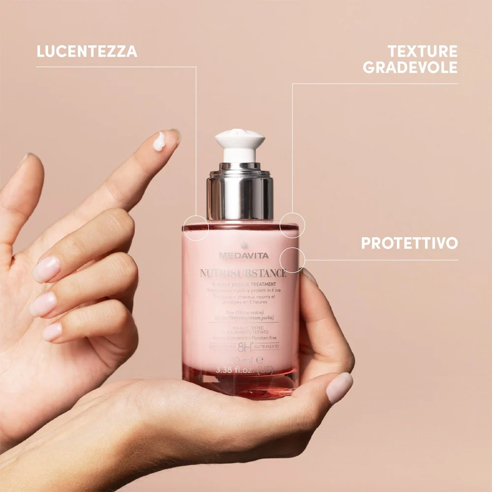 Medavita Lunghezze Nutrisubstance 8 Hour Rescue Treatment 100ml- crema nutriente notturna - Image 2