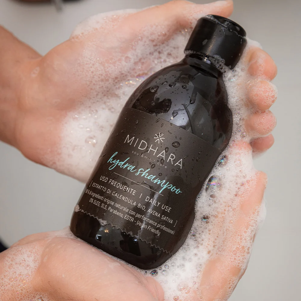 Midhara Hair & Soul Hydra Shampoo 300ml - shampoo per uso frequente - Image 3