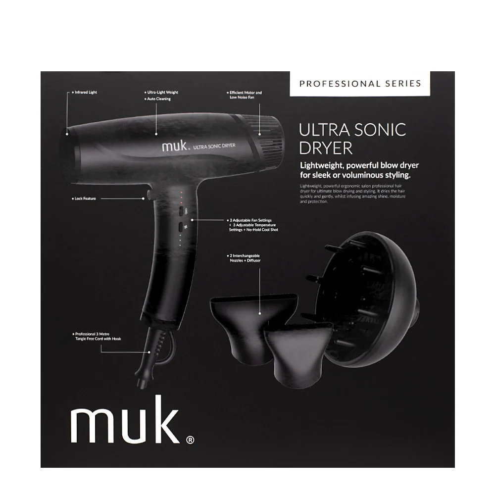 Muk Ultra Sonic Dryer Pro - asciugacapelli - Image 5