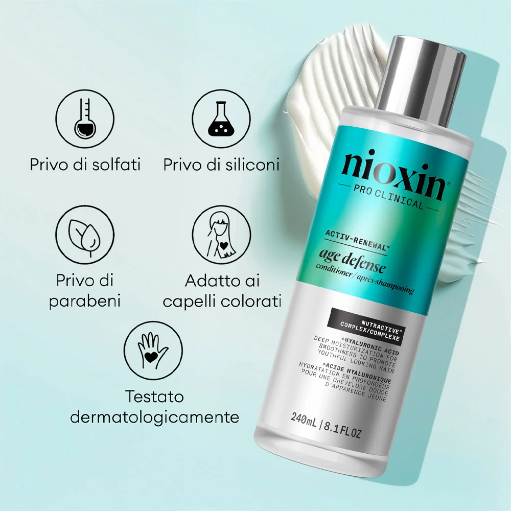 Nioxin Age Defense Conditioner 240ml - balsamo rinforzante - Image 8