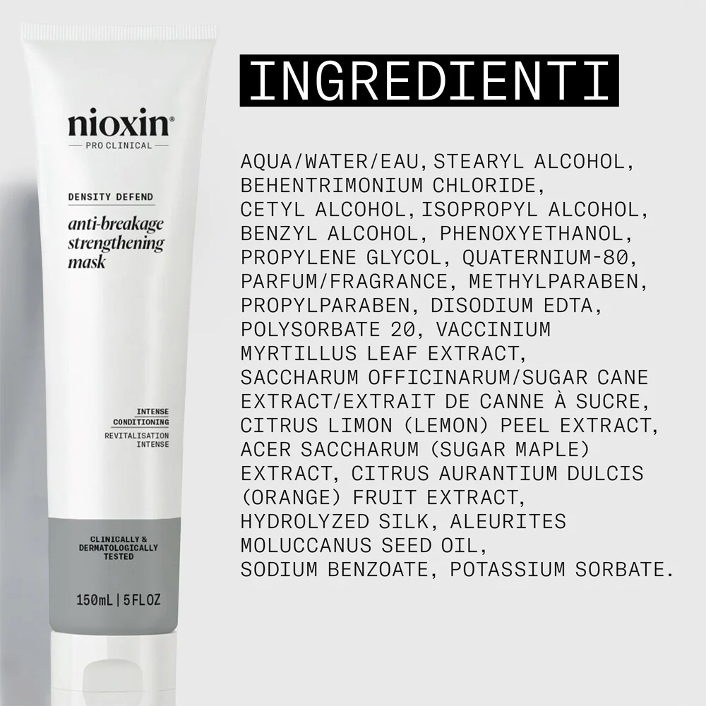 Nioxin Density Defend Anti-Breakage Mask 150ml - maschera rinforzante - Image 7