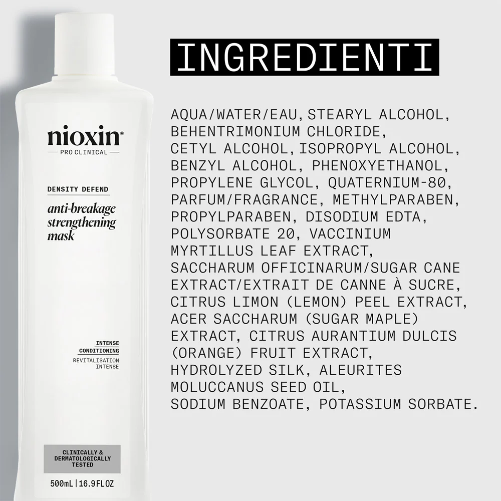 Nioxin Density Defend Anti-Breakage Mask 500ml  - maschera rinforzante - Image 7