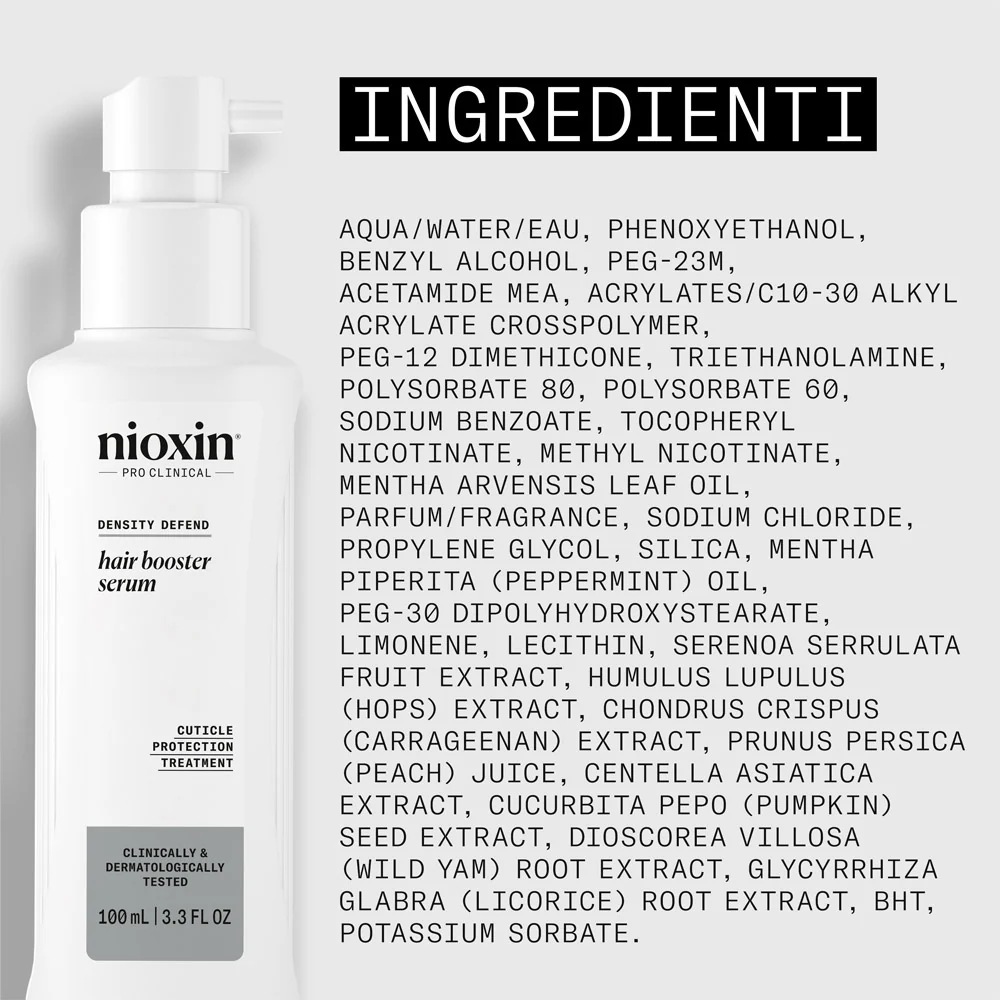 Nioxin Hair Booster Serum 100ml - siero idratante assottigliamento avanzato - Image 7