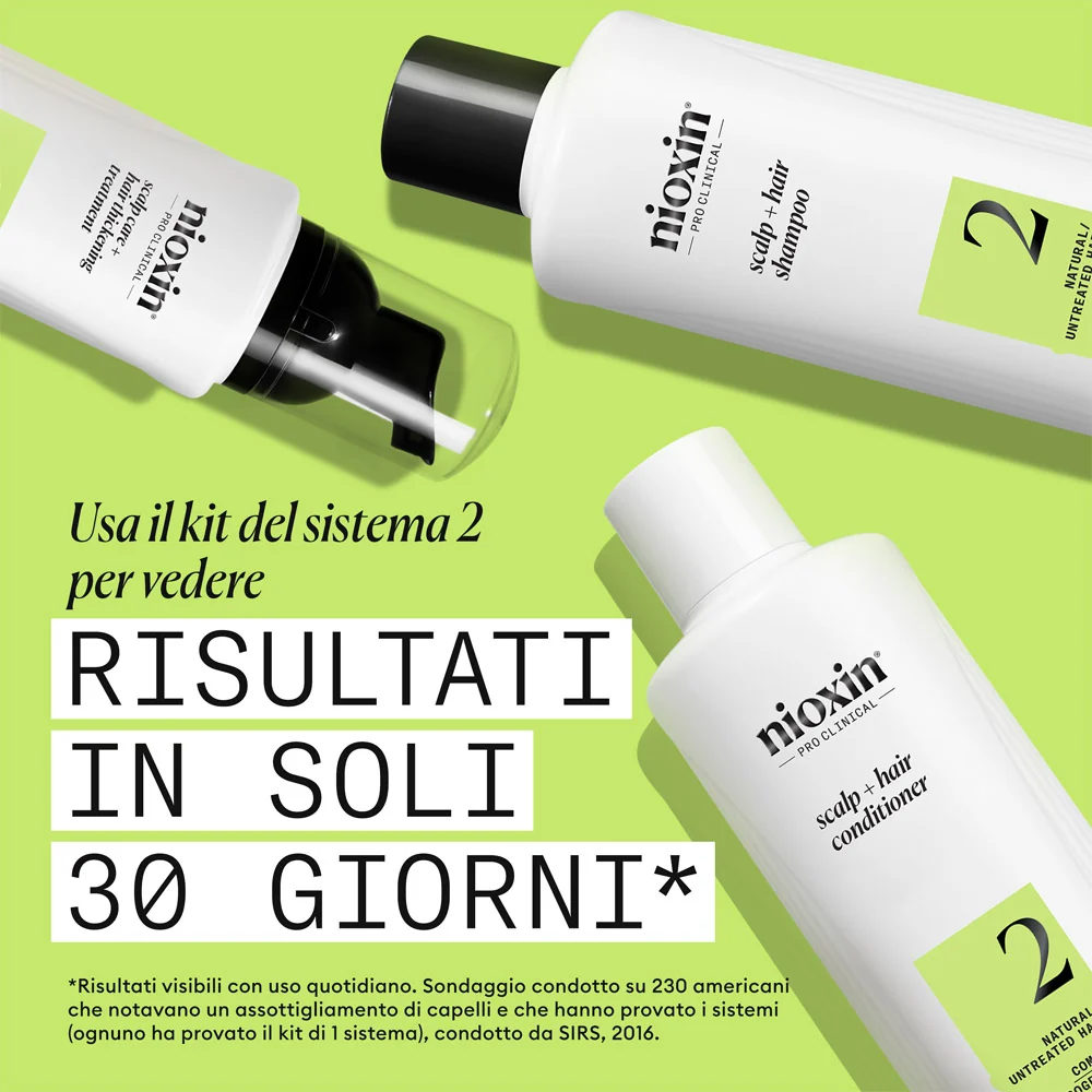 Nioxin Sistema 2 Scalp + Hair Conditioner 300ml - balsamo anti assottigliamento avanzato - Image 3