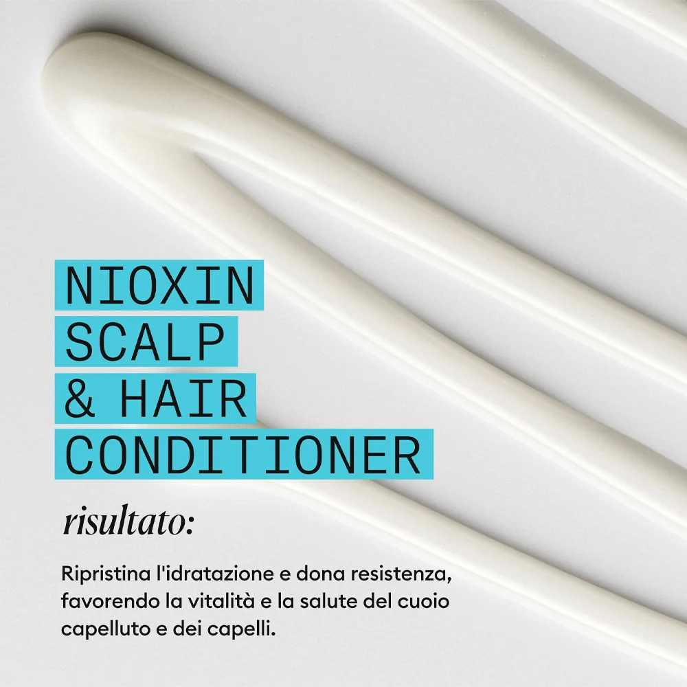 Nioxin Sistema 3 Scalp + Hair Conditioner 300ml - balsamo anti assottigliamento lieve - Image 4