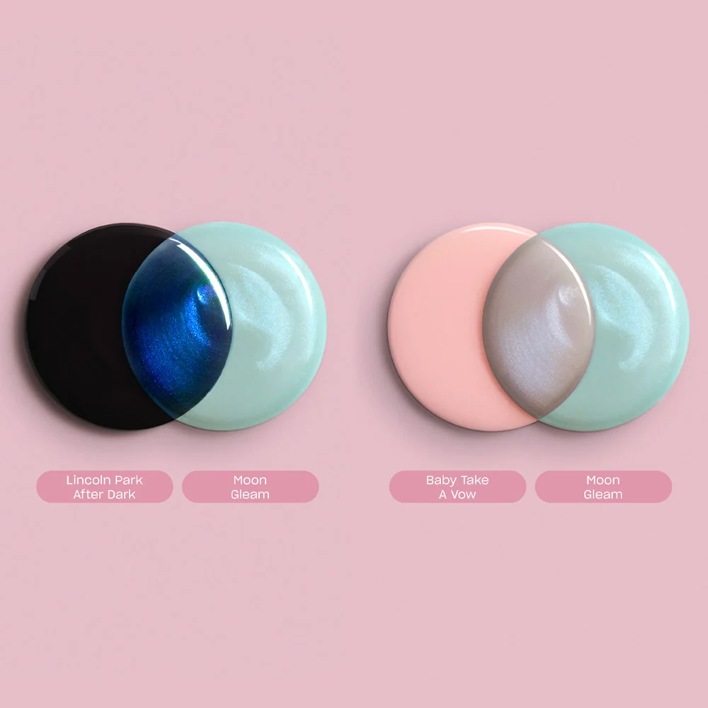 OPI Infinite Shine Glaze Toppers Moon Gleam 15ml - topper blu - Image 6