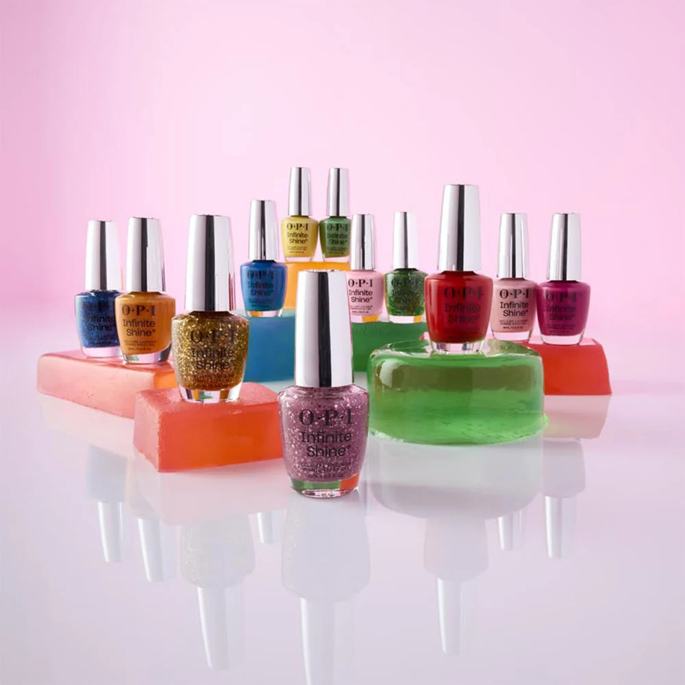 OPI Infinite Shine Make 'Em Jelly Summer 2025 Strawberry Slay 15ml - smalto a lunga durata - Image 4