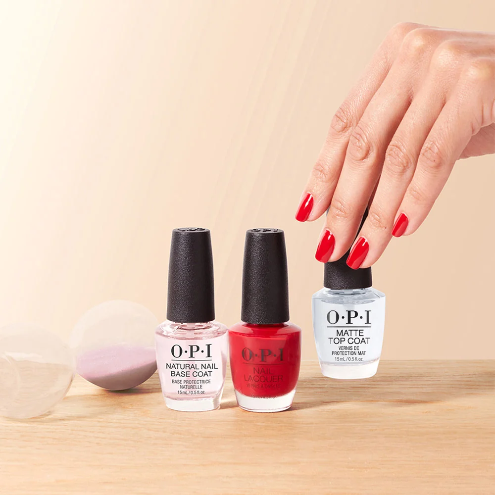 OPI Nail Lacquer Infinite Shine NTT35 Matte Top Coat 15ml - smalto protettivo trasparente opaco - Image 2