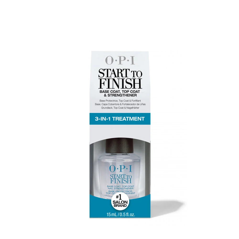 OPI Nail Lacquer NTT71 Start To Finish 3in1 15ml - rafforzante base e top coat - Image 2