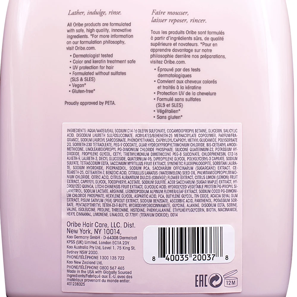 Oribe Serene Scalp Balancing Shampoo 1000ml  - shampoo cura della cute - Image 2