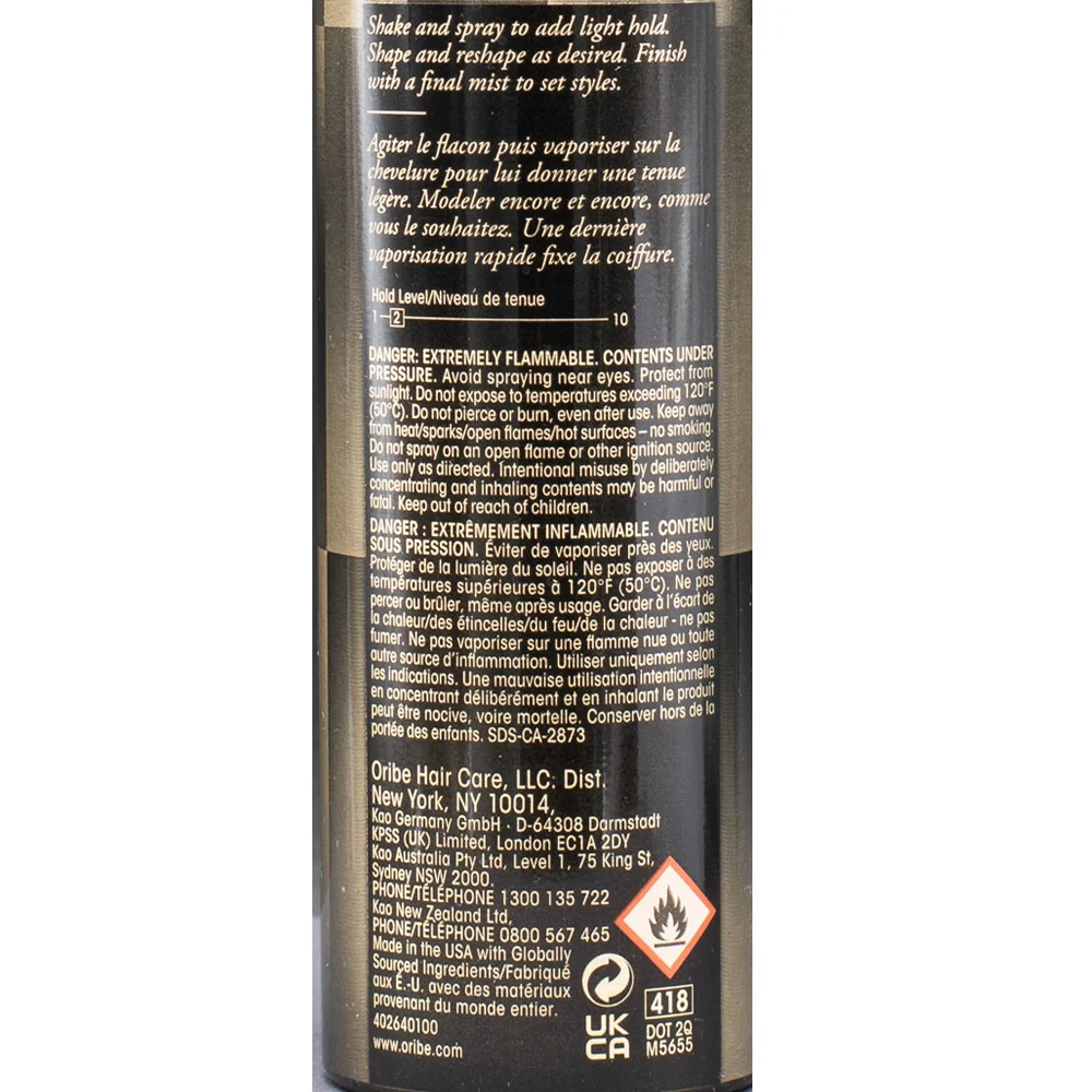 Oribe Free Styler Working Hairspray 300ml - lacca leggera - Image 3