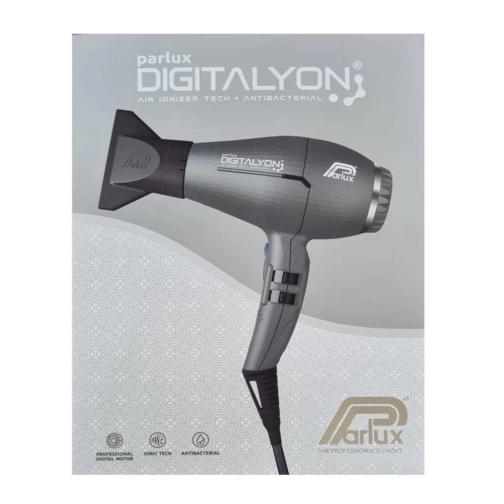 Parlux Digitalyon Glitter Grey- asciugacapelli grigio glitter - Image 5