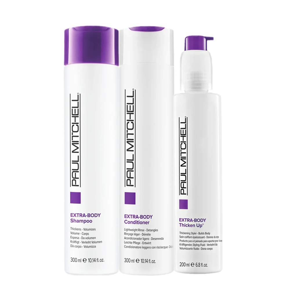 Paul Mitchell Extra-Body Shampoo 300ml Conditioner 300ml Thicken Up 200ml