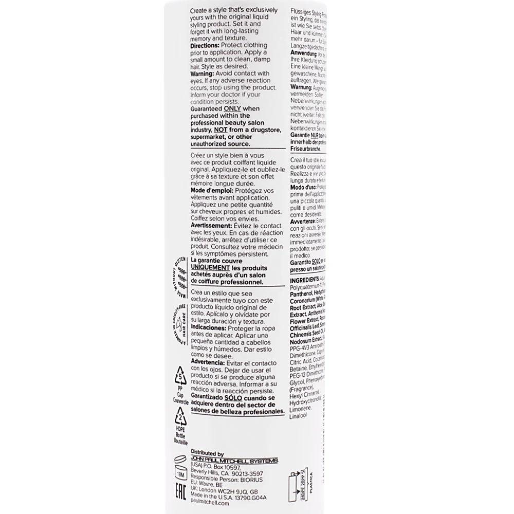 Paul Mitchell Flexible Style Hair Sculpting Lotion 250ml - lozione modellante tenuta media - Image 2