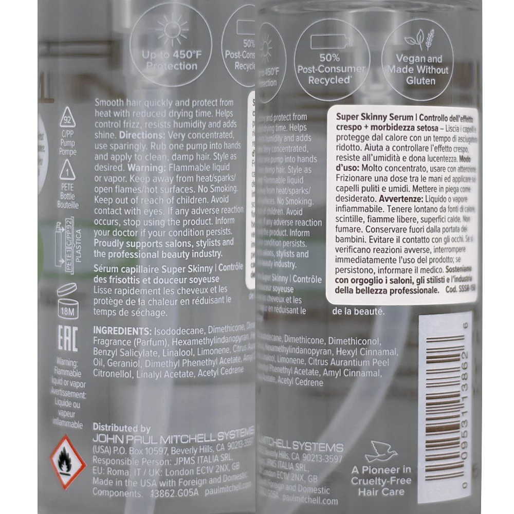 Paul Mitchell Smooth Super Skinny Serum 150ml - siero lisciante - Image 2