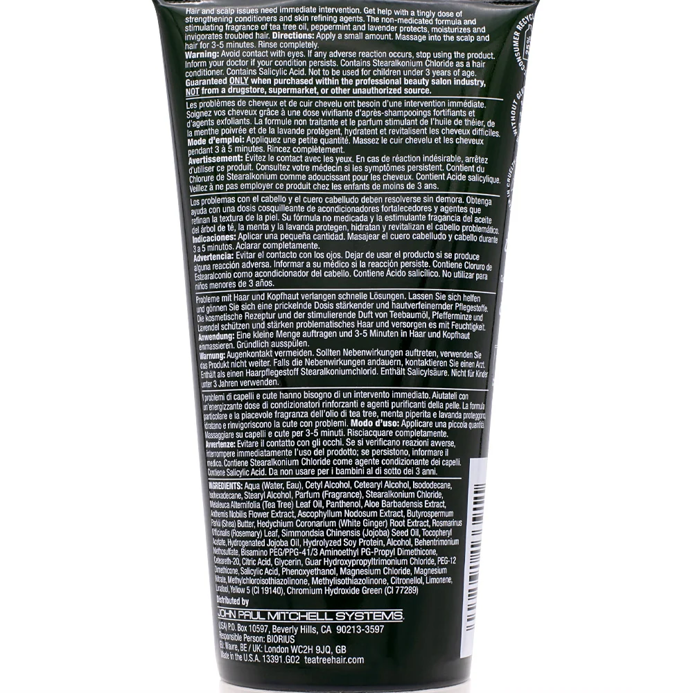 Paul Mitchell Tea Tree Hair And Scalp Treatment 150ml - trattamento tonificante lenitivo - Image 2