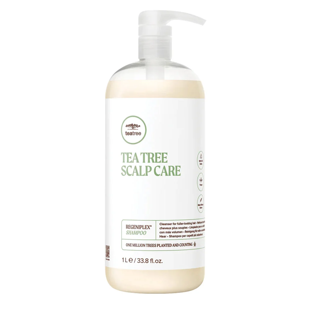 Paul Mitchell Tea Tree Scalp Care Regeniplex Shampoo 1000ml - shampoo volumizzante
