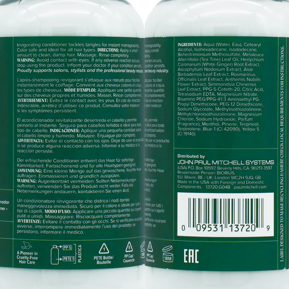 Paul Mitchell Tea Tree Special The Original Tingle Conditioner 300ml - balsamo tonificante e rinvigorente - Image 2