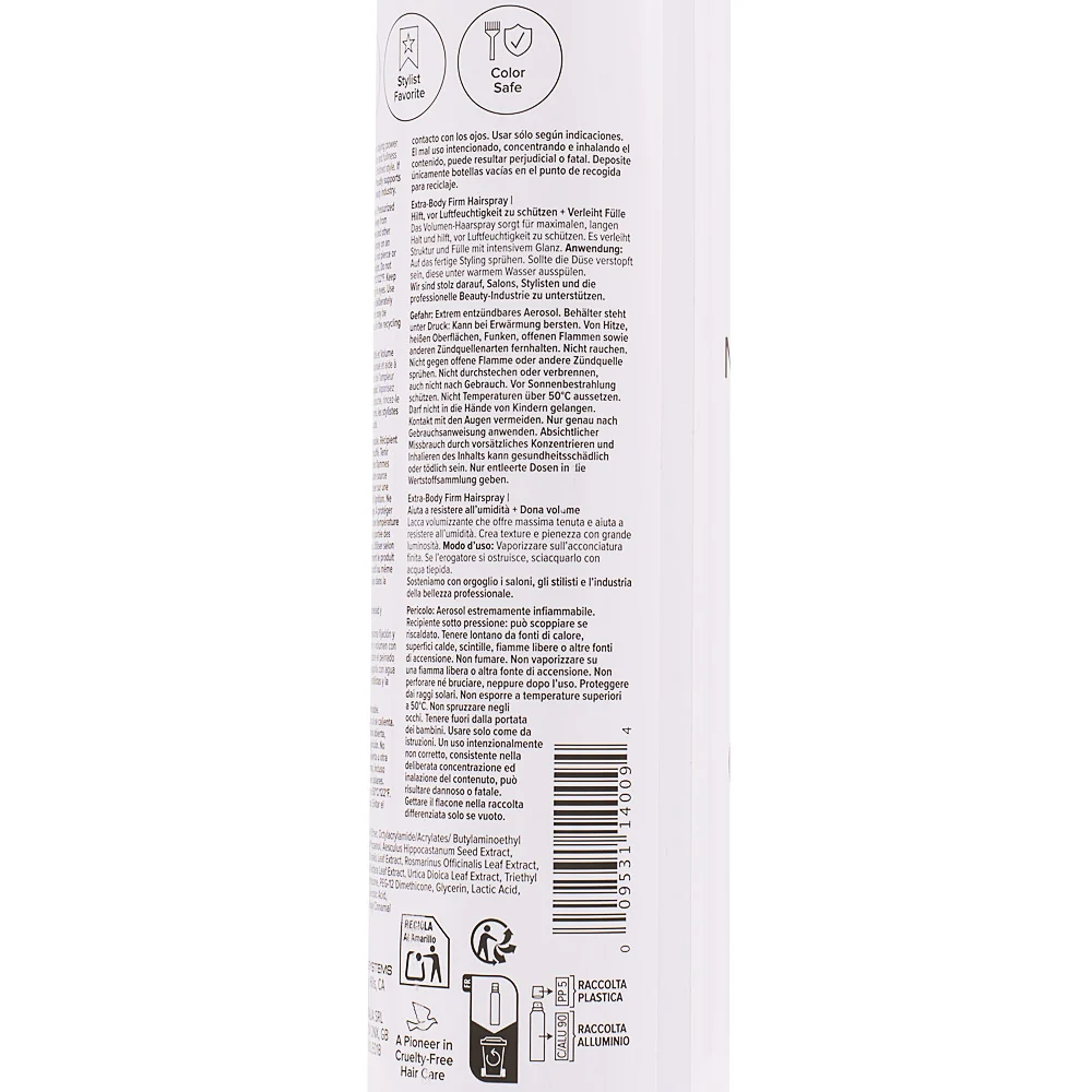 Paul Mitchell Volume Extra Body Firm Hairspray 300ml - lacca volumizzante - Image 2