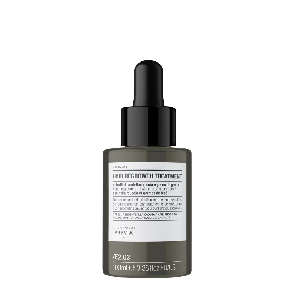 Previa Extra Life Regrowth Treatment 100ml - trattamento anticaduta per cute sensibile