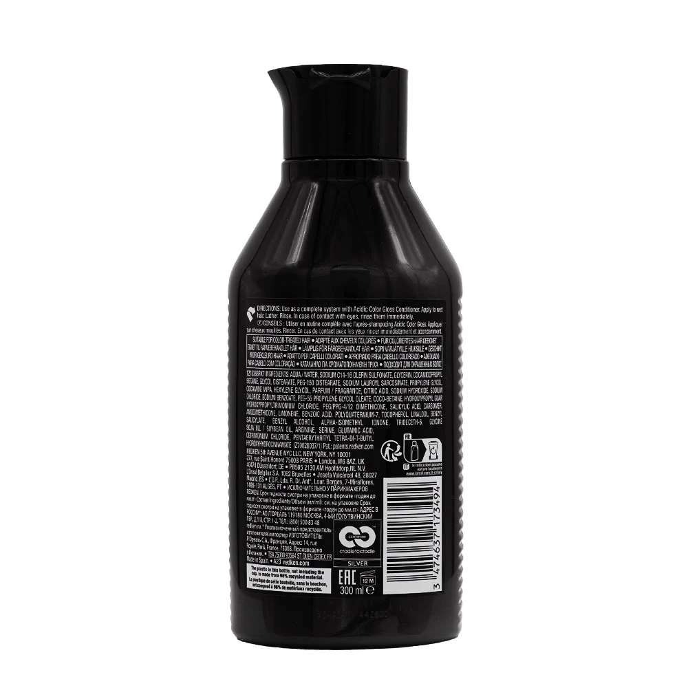 Redken Acidic Color Gloss Shampoo 300ml - shampoo capelli colorati - Image 7