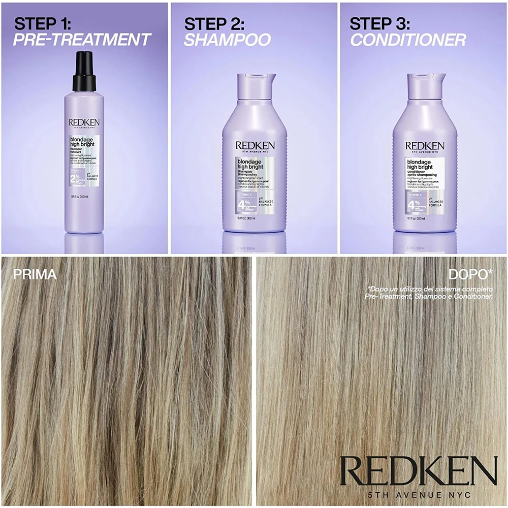 Redken Blondage High Bright Conditioner 2x300ml - Image 2