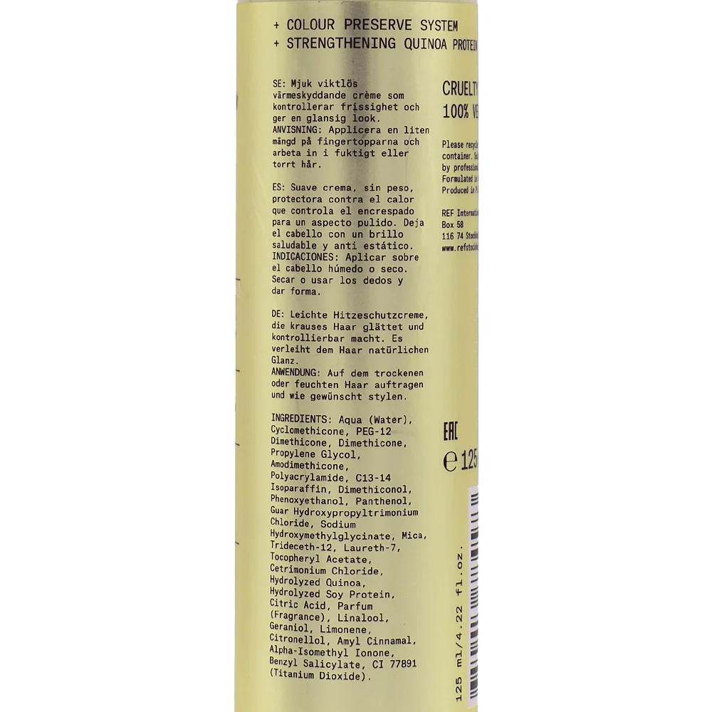 Stockholm Sweden Ref Stay Smooth N°241 125ml - crema protezione calore anticrespo - Image 3