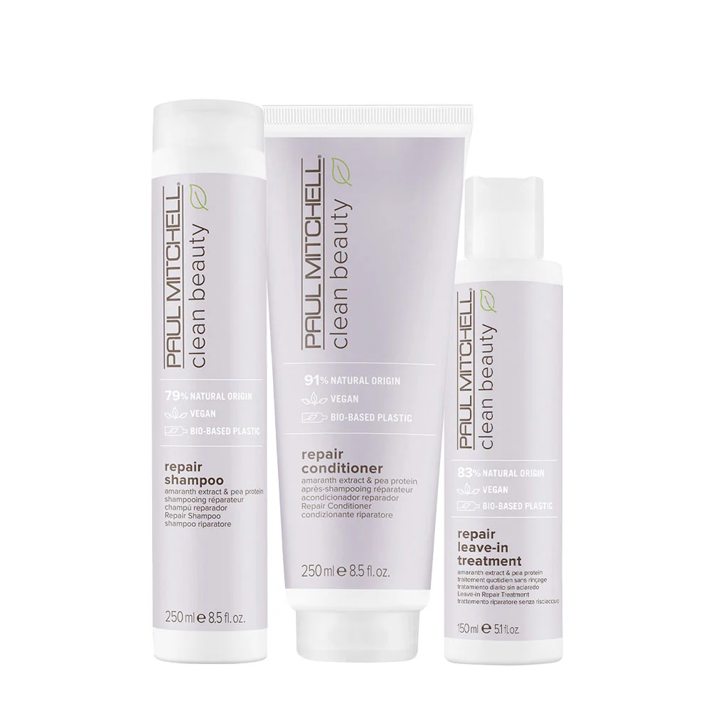 Repair Shampoo 250ml Conditioner 250ml Leave-In Treatment 150ml