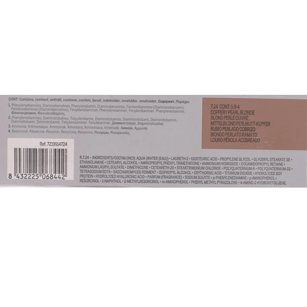 Revlon Professional Revlonissimo Colorcosmetique 7.24 Coppery Pearl Blonde 60ml - colorazione permanente - Image 2