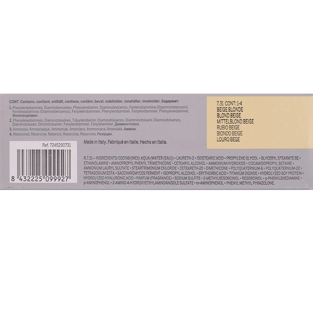 Revlon Professional Revlonissimo Colorcosmetique 7.31 Beige Blonde 60ml - colorazione permanente - Image 2