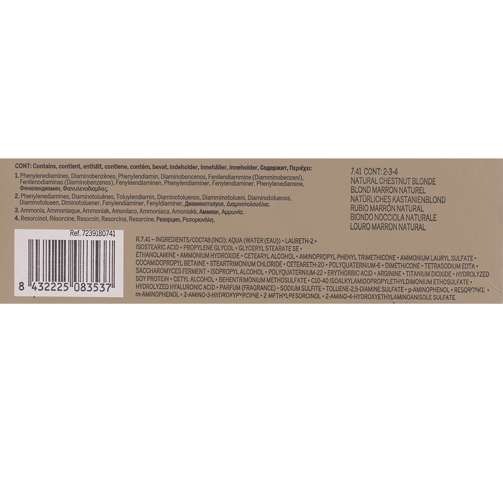 Revlon Professional Revlonissimo Colorcosmetique 7.41 Natural Chestnut Blonde 60ml - colorazione permanente - Image 2