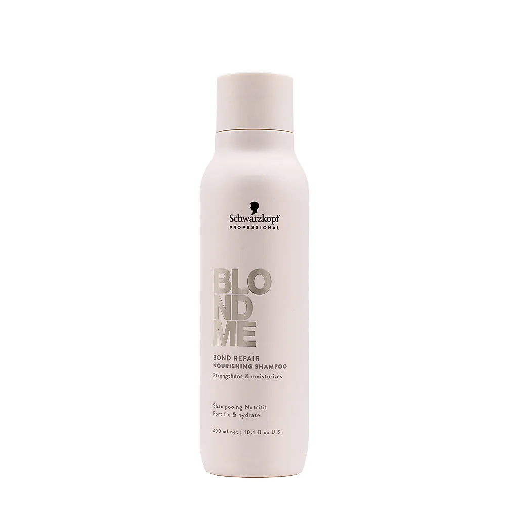 Schwarzkopf BlondMe Bond Bond Repair Nourishing Shampoo 300ml - shampoo nutriente riparatore