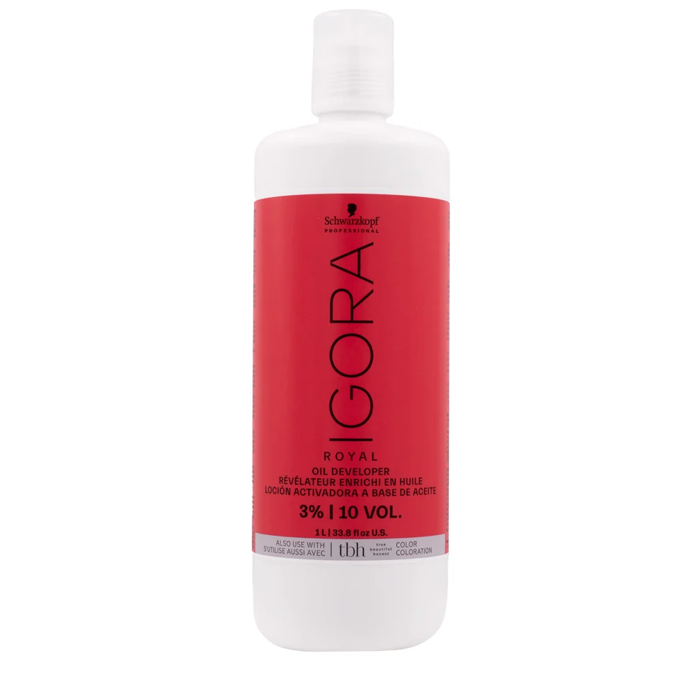 Schwarzkopf Igora Royal Oil Developer 3% 10 Vol. 1000ml - ossigeno 10 volumi