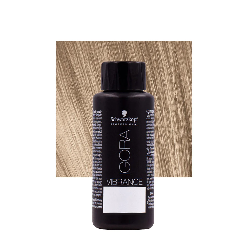 Schwarzkopf Igora Vibrance 9-12 Biondo Chiarissimo Cendrè Cenere 60ml - colorazione tono su tono